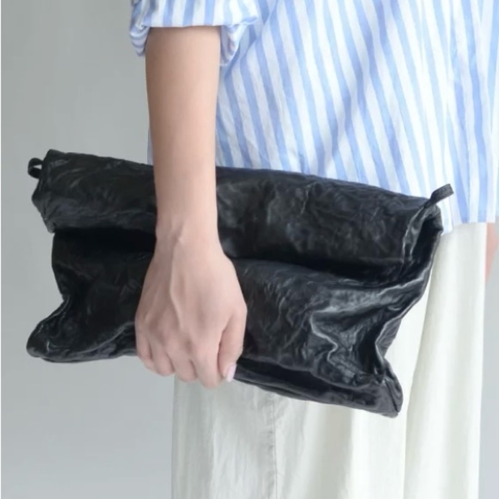 Fausto Santini Leather Clutch Bag